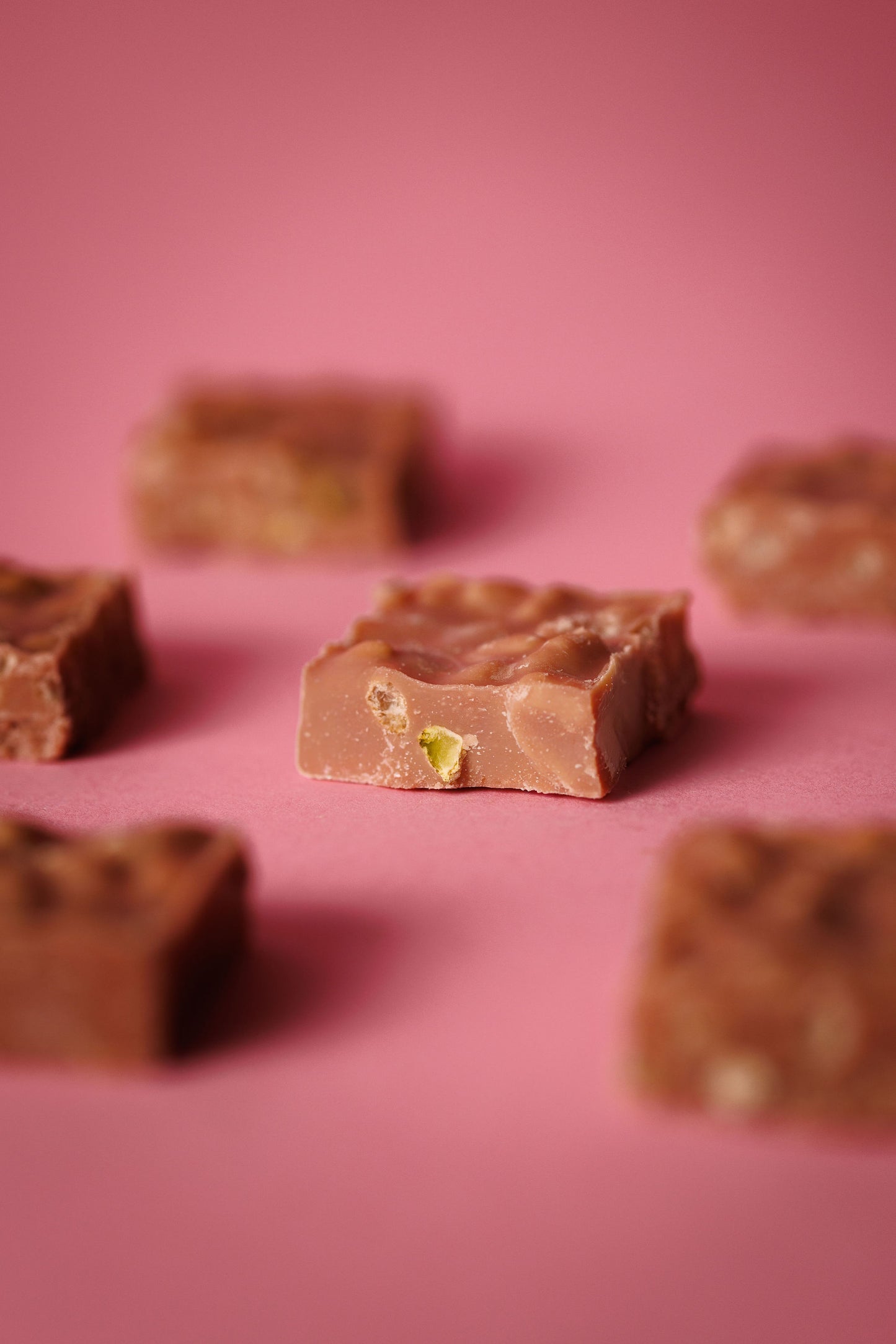 Cremini cioccolato ruby e pistacchio