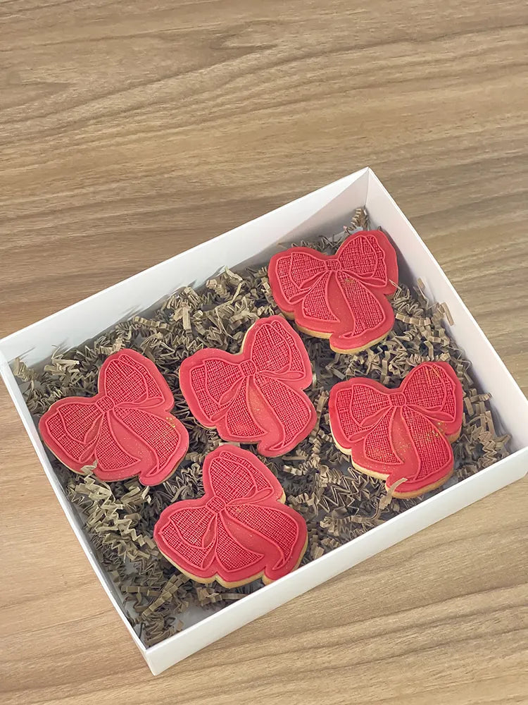Santa’s cookie box 🎅 - 6 Biscotti fiocco 🎀