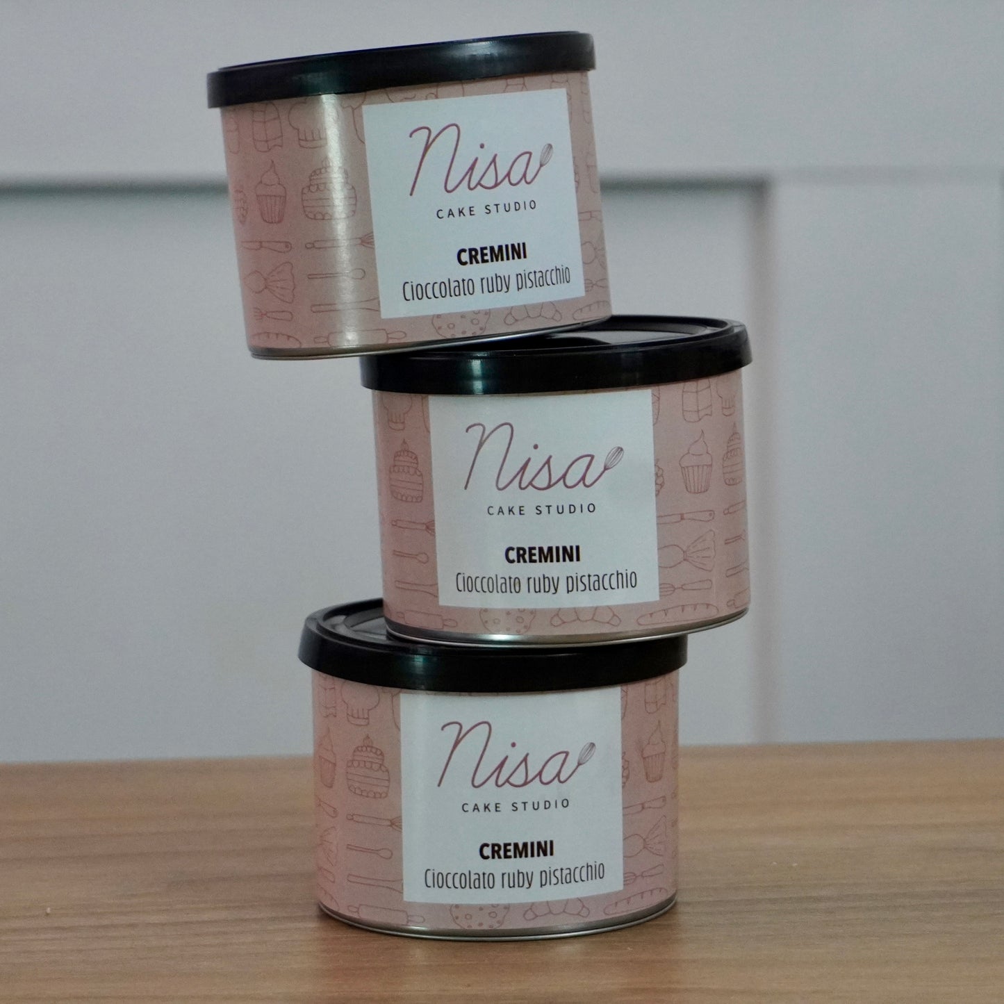 Cremini cioccolato ruby e pistacchio