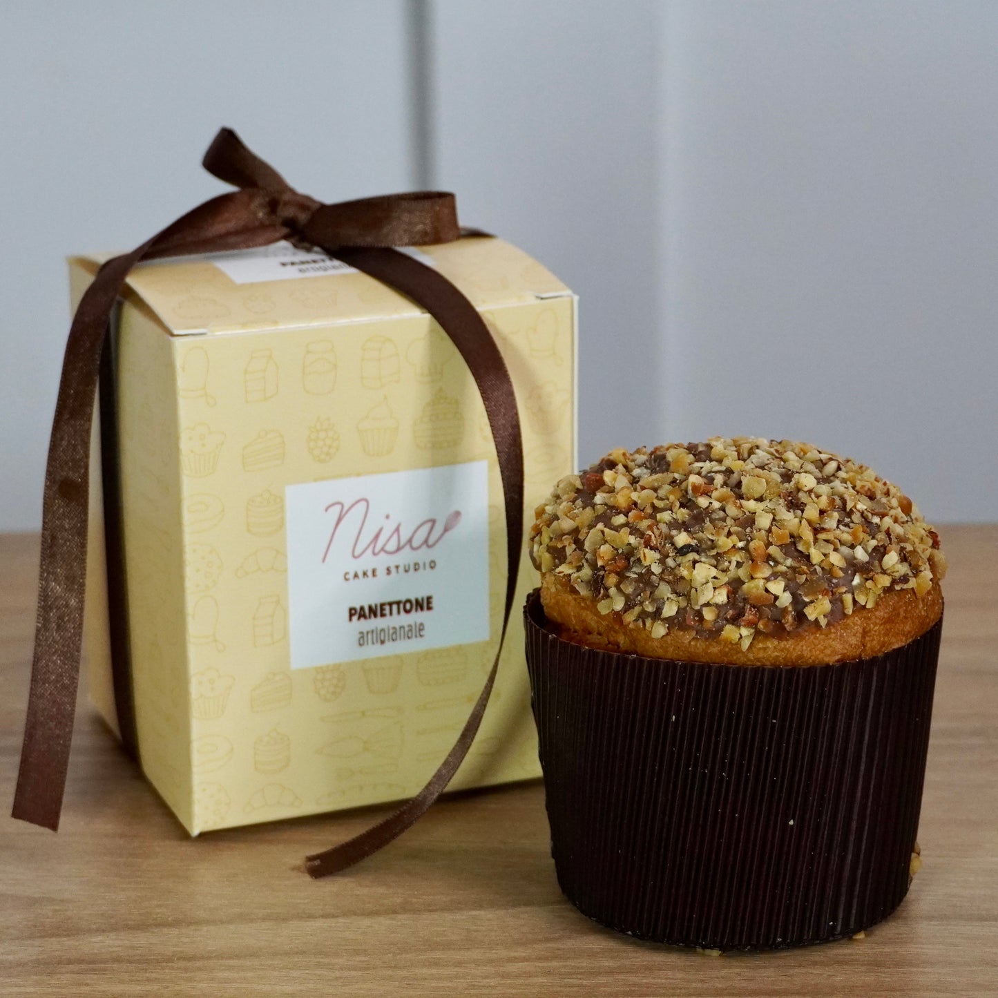 Panettoncino fichi e gianduia
