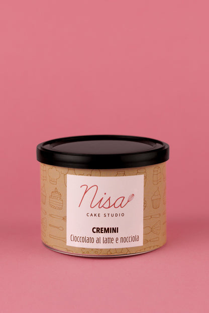 Cremini di cioccolato al latte e nocciola