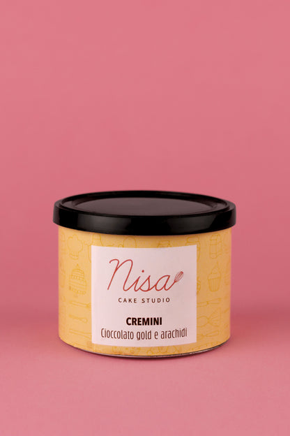 Cremini cioccolato gold e arachidi