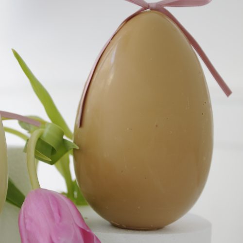 Uovo di cioccolato gold e cremino agli arachidi